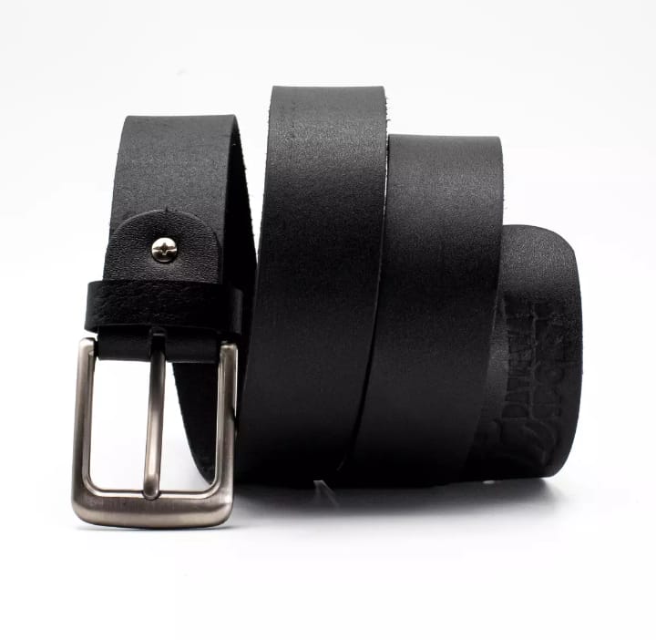 Premium Genuine Leather Belt – Classic Black Men’s Belt